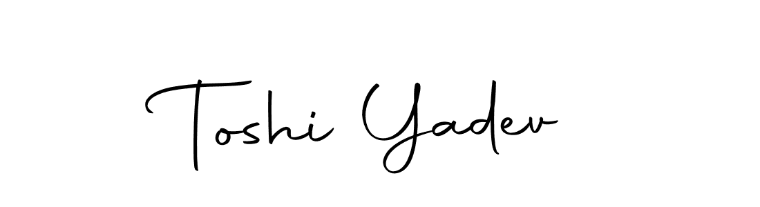 Make a beautiful signature design for name Toshi Yadev. Use this online signature maker to create a handwritten signature for free. Toshi Yadev signature style 10 images and pictures png