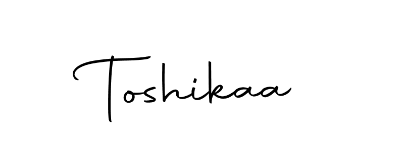 How to make Toshikaa signature? Autography-DOLnW is a professional autograph style. Create handwritten signature for Toshikaa name. Toshikaa signature style 10 images and pictures png