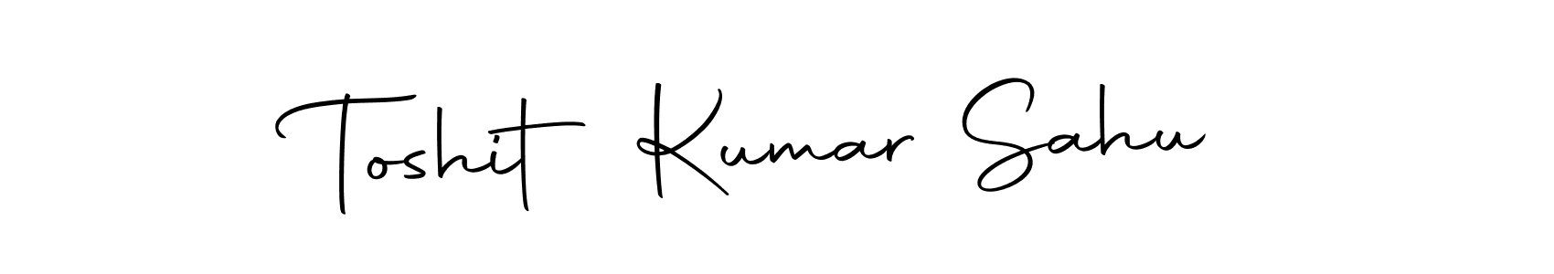 Design your own signature with our free online signature maker. With this signature software, you can create a handwritten (Autography-DOLnW) signature for name Toshit Kumar Sahu. Toshit Kumar Sahu signature style 10 images and pictures png