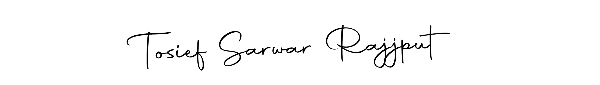 How to make Tosief Sarwar Rajjput name signature. Use Autography-DOLnW style for creating short signs online. This is the latest handwritten sign. Tosief Sarwar Rajjput signature style 10 images and pictures png