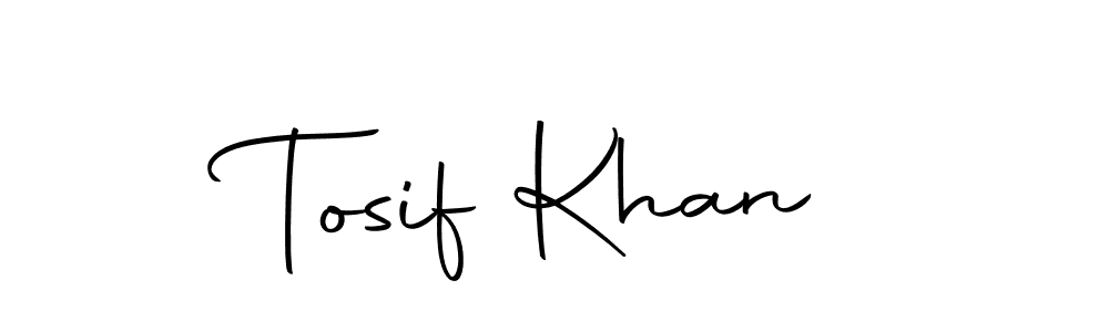 Use a signature maker to create a handwritten signature online. With this signature software, you can design (Autography-DOLnW) your own signature for name Tosif Khan. Tosif Khan signature style 10 images and pictures png