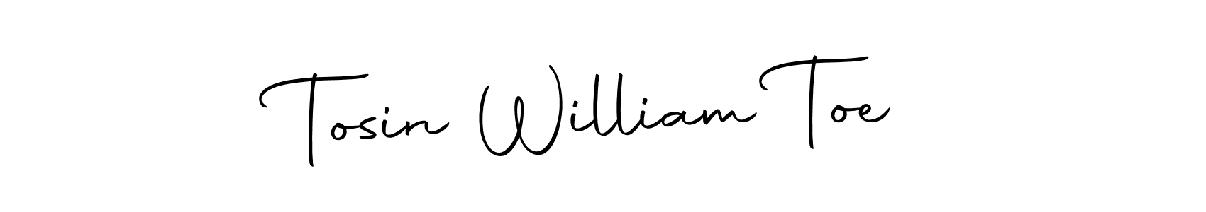 Tosin William Toe stylish signature style. Best Handwritten Sign (Autography-DOLnW) for my name. Handwritten Signature Collection Ideas for my name Tosin William Toe. Tosin William Toe signature style 10 images and pictures png