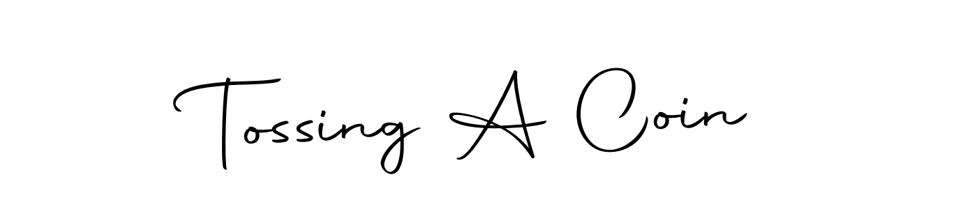 Design your own signature with our free online signature maker. With this signature software, you can create a handwritten (Autography-DOLnW) signature for name Tossing A Coin. Tossing A Coin signature style 10 images and pictures png