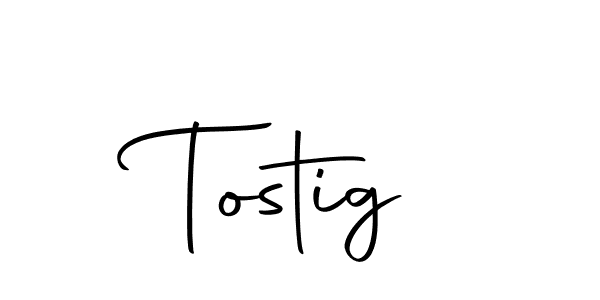 Create a beautiful signature design for name Tostig. With this signature (Autography-DOLnW) fonts, you can make a handwritten signature for free. Tostig signature style 10 images and pictures png