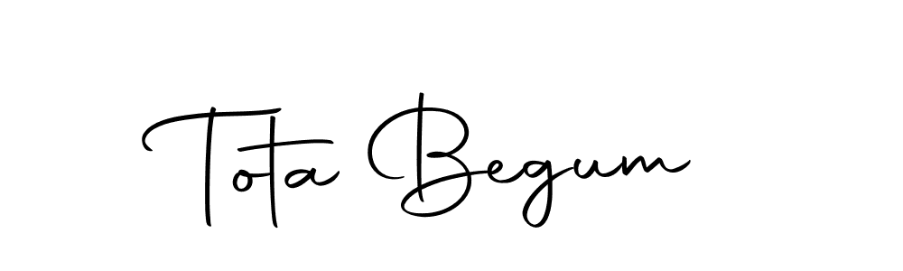 Here are the top 10 professional signature styles for the name Tota Begum. These are the best autograph styles you can use for your name. Tota Begum signature style 10 images and pictures png