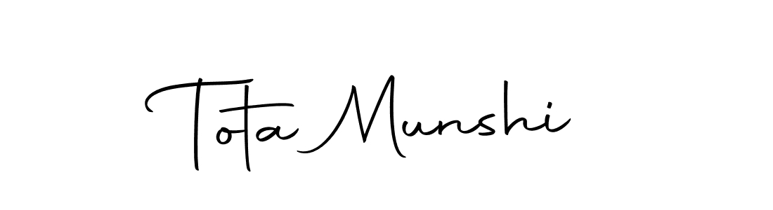 Here are the top 10 professional signature styles for the name Tota Munshi. These are the best autograph styles you can use for your name. Tota Munshi signature style 10 images and pictures png