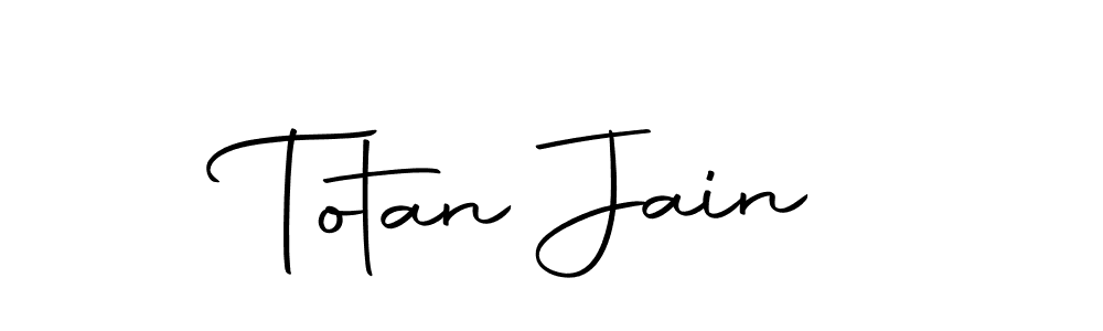 Use a signature maker to create a handwritten signature online. With this signature software, you can design (Autography-DOLnW) your own signature for name Totan Jain. Totan Jain signature style 10 images and pictures png