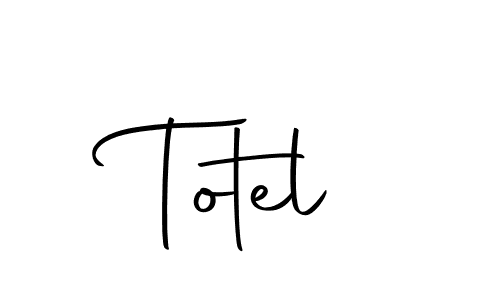 Make a beautiful signature design for name Totel. Use this online signature maker to create a handwritten signature for free. Totel signature style 10 images and pictures png