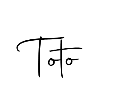 Use a signature maker to create a handwritten signature online. With this signature software, you can design (Autography-DOLnW) your own signature for name Toto. Toto signature style 10 images and pictures png