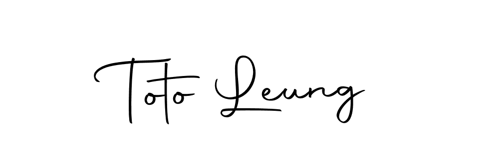 You can use this online signature creator to create a handwritten signature for the name Toto Leung. This is the best online autograph maker. Toto Leung signature style 10 images and pictures png