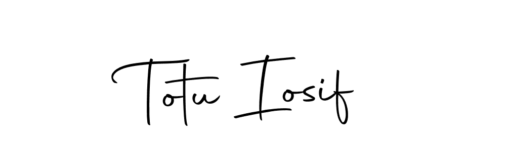 How to make Totu Iosif signature? Autography-DOLnW is a professional autograph style. Create handwritten signature for Totu Iosif name. Totu Iosif signature style 10 images and pictures png