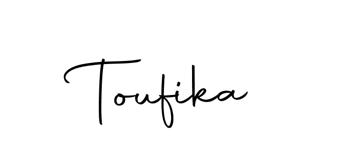 You can use this online signature creator to create a handwritten signature for the name Toufika. This is the best online autograph maker. Toufika signature style 10 images and pictures png