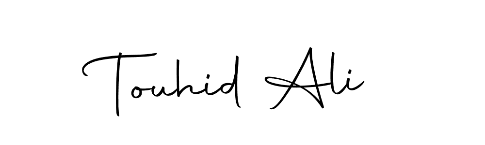 You can use this online signature creator to create a handwritten signature for the name Touhid Ali. This is the best online autograph maker. Touhid Ali signature style 10 images and pictures png