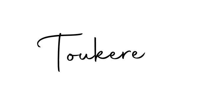 Use a signature maker to create a handwritten signature online. With this signature software, you can design (Autography-DOLnW) your own signature for name Toukere. Toukere signature style 10 images and pictures png