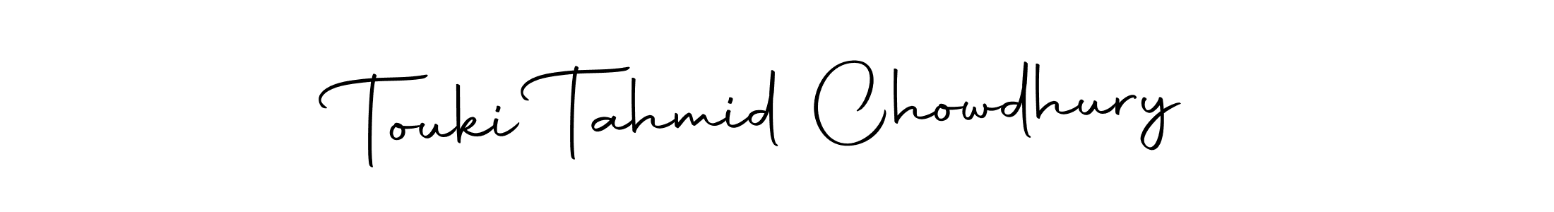 Check out images of Autograph of Touki Tahmid Chowdhury name. Actor Touki Tahmid Chowdhury Signature Style. Autography-DOLnW is a professional sign style online. Touki Tahmid Chowdhury signature style 10 images and pictures png
