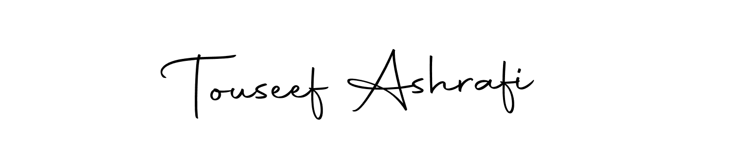 Similarly Autography-DOLnW is the best handwritten signature design. Signature creator online .You can use it as an online autograph creator for name Touseef Ashrafi. Touseef Ashrafi signature style 10 images and pictures png