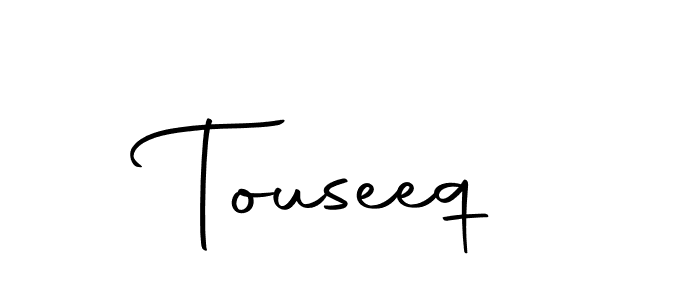 How to Draw Touseeq signature style? Autography-DOLnW is a latest design signature styles for name Touseeq. Touseeq signature style 10 images and pictures png