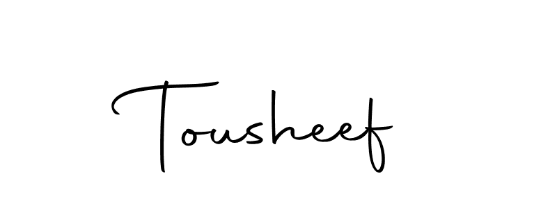 You should practise on your own different ways (Autography-DOLnW) to write your name (Tousheef) in signature. don't let someone else do it for you. Tousheef signature style 10 images and pictures png