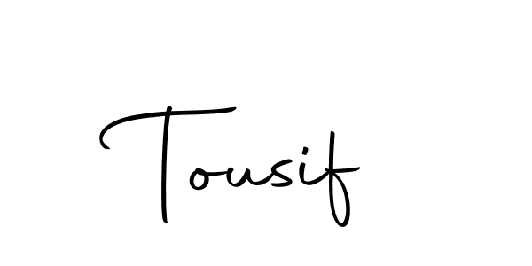 You should practise on your own different ways (Autography-DOLnW) to write your name (Tousif) in signature. don't let someone else do it for you. Tousif signature style 10 images and pictures png