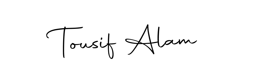if you are searching for the best signature style for your name Tousif Alam. so please give up your signature search. here we have designed multiple signature styles  using Autography-DOLnW. Tousif Alam signature style 10 images and pictures png