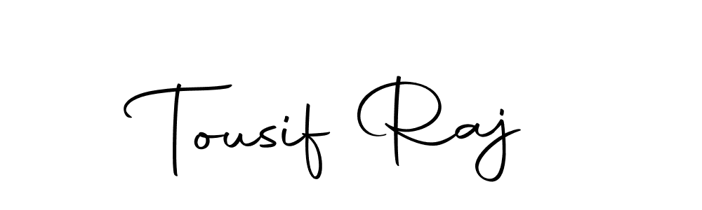 How to make Tousif Raj signature? Autography-DOLnW is a professional autograph style. Create handwritten signature for Tousif Raj name. Tousif Raj signature style 10 images and pictures png