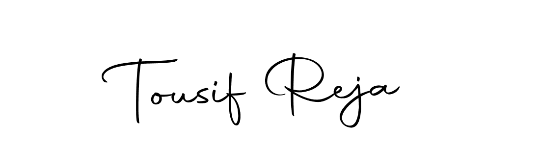 Also we have Tousif Reja name is the best signature style. Create professional handwritten signature collection using Autography-DOLnW autograph style. Tousif Reja signature style 10 images and pictures png