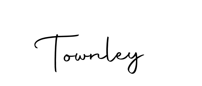 Design your own signature with our free online signature maker. With this signature software, you can create a handwritten (Autography-DOLnW) signature for name Townley. Townley signature style 10 images and pictures png