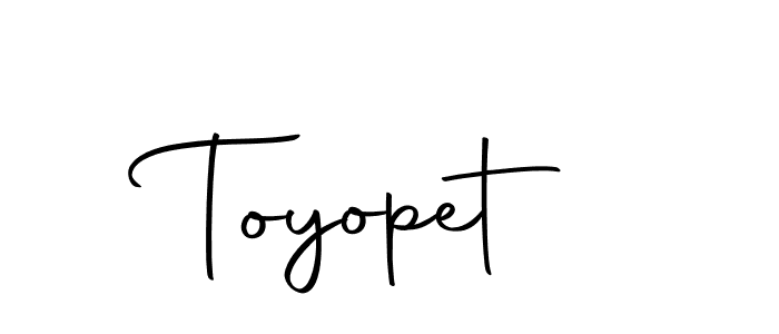 Create a beautiful signature design for name Toyopet. With this signature (Autography-DOLnW) fonts, you can make a handwritten signature for free. Toyopet signature style 10 images and pictures png