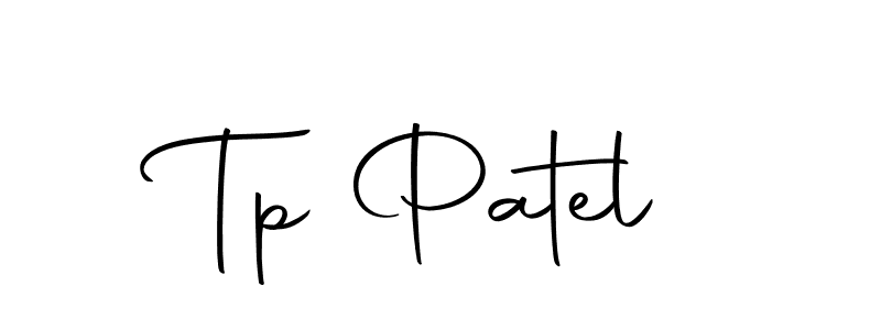 Design your own signature with our free online signature maker. With this signature software, you can create a handwritten (Autography-DOLnW) signature for name Tp Patel. Tp Patel signature style 10 images and pictures png