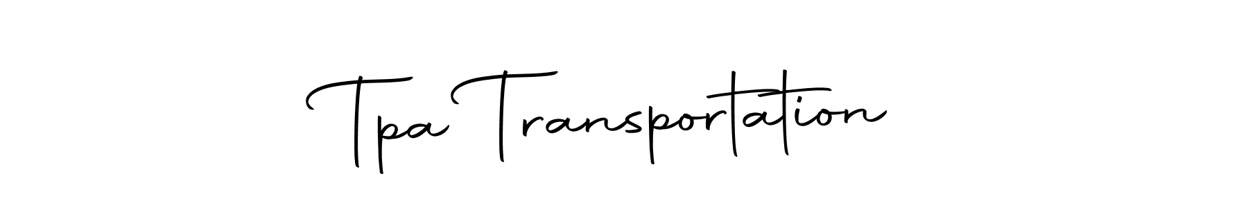 You can use this online signature creator to create a handwritten signature for the name Tpa Transportation. This is the best online autograph maker. Tpa Transportation signature style 10 images and pictures png