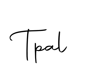 Design your own signature with our free online signature maker. With this signature software, you can create a handwritten (Autography-DOLnW) signature for name Tpal. Tpal signature style 10 images and pictures png