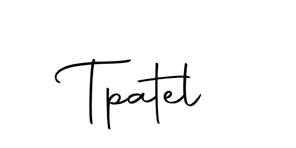 Use a signature maker to create a handwritten signature online. With this signature software, you can design (Autography-DOLnW) your own signature for name Tpatel. Tpatel signature style 10 images and pictures png
