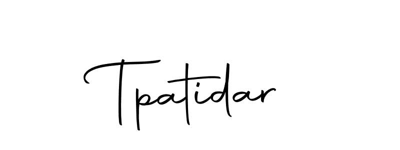 It looks lik you need a new signature style for name Tpatidar. Design unique handwritten (Autography-DOLnW) signature with our free signature maker in just a few clicks. Tpatidar signature style 10 images and pictures png