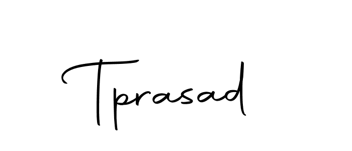 Design your own signature with our free online signature maker. With this signature software, you can create a handwritten (Autography-DOLnW) signature for name Tprasad. Tprasad signature style 10 images and pictures png