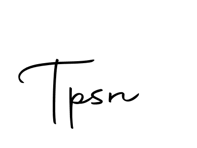 Create a beautiful signature design for name Tpsn. With this signature (Autography-DOLnW) fonts, you can make a handwritten signature for free. Tpsn signature style 10 images and pictures png
