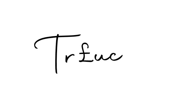 How to make Tr£uc name signature. Use Autography-DOLnW style for creating short signs online. This is the latest handwritten sign. Tr£uc signature style 10 images and pictures png
