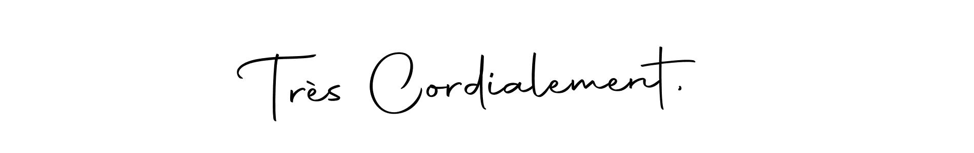 Here are the top 10 professional signature styles for the name Très Cordialement,. These are the best autograph styles you can use for your name. Très Cordialement, signature style 10 images and pictures png