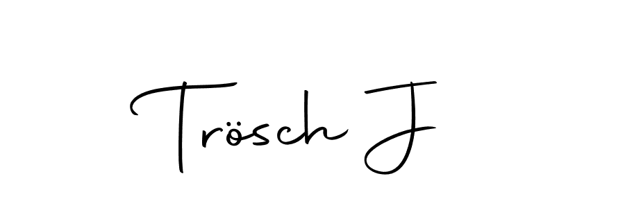 Also we have Trösch J name is the best signature style. Create professional handwritten signature collection using Autography-DOLnW autograph style. Trösch J signature style 10 images and pictures png