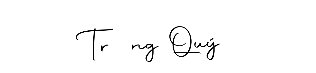 Trương Quý stylish signature style. Best Handwritten Sign (Autography-DOLnW) for my name. Handwritten Signature Collection Ideas for my name Trương Quý. Trương Quý signature style 10 images and pictures png