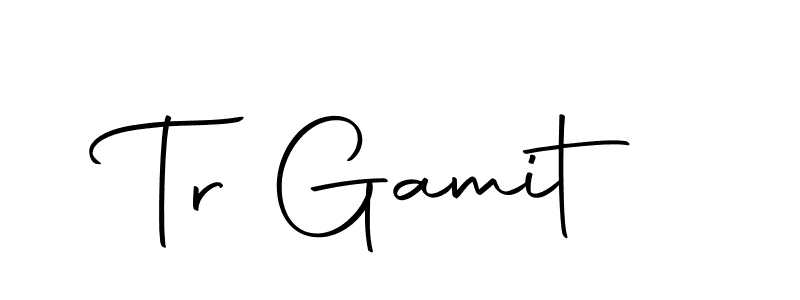 Use a signature maker to create a handwritten signature online. With this signature software, you can design (Autography-DOLnW) your own signature for name Tr Gamit. Tr Gamit signature style 10 images and pictures png