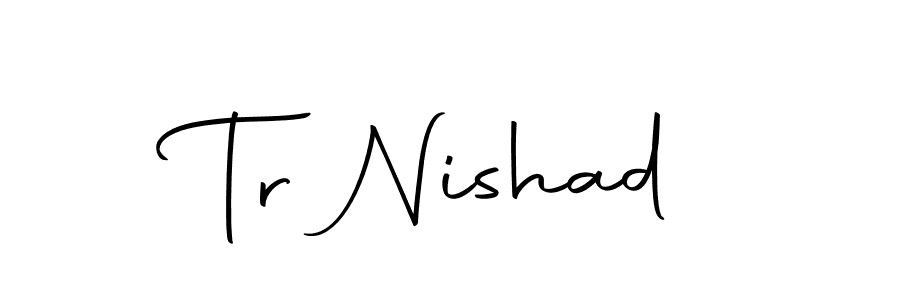 Similarly Autography-DOLnW is the best handwritten signature design. Signature creator online .You can use it as an online autograph creator for name Tr Nishad. Tr Nishad signature style 10 images and pictures png