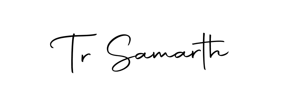 How to make Tr Samarth signature? Autography-DOLnW is a professional autograph style. Create handwritten signature for Tr Samarth name. Tr Samarth signature style 10 images and pictures png