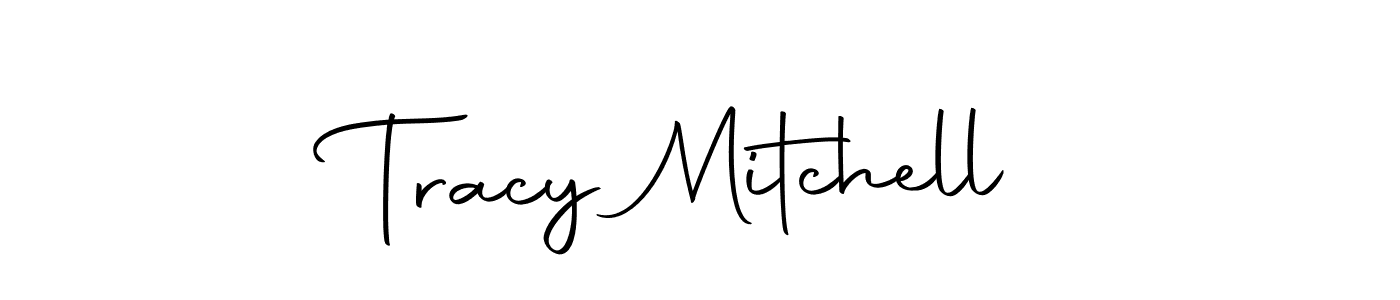 How to make Tracy Mitchell name signature. Use Autography-DOLnW style for creating short signs online. This is the latest handwritten sign. Tracy Mitchell signature style 10 images and pictures png
