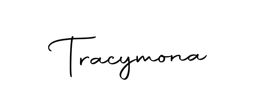Design your own signature with our free online signature maker. With this signature software, you can create a handwritten (Autography-DOLnW) signature for name Tracymona. Tracymona signature style 10 images and pictures png