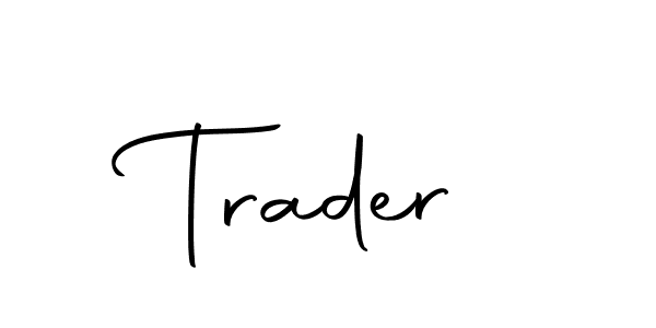 Create a beautiful signature design for name Trader. With this signature (Autography-DOLnW) fonts, you can make a handwritten signature for free. Trader signature style 10 images and pictures png
