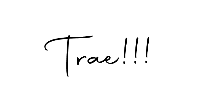 You can use this online signature creator to create a handwritten signature for the name Trae!!!. This is the best online autograph maker. Trae!!! signature style 10 images and pictures png