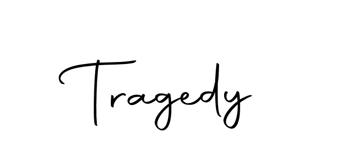 Make a beautiful signature design for name Tragedy. With this signature (Autography-DOLnW) style, you can create a handwritten signature for free. Tragedy signature style 10 images and pictures png