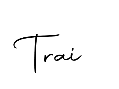 You can use this online signature creator to create a handwritten signature for the name Trai. This is the best online autograph maker. Trai signature style 10 images and pictures png