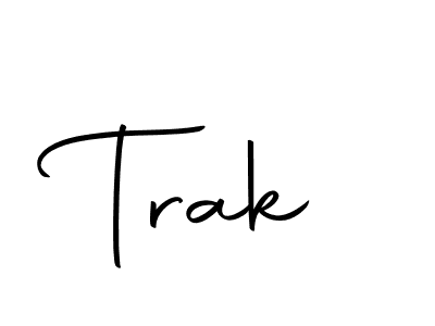 Similarly Autography-DOLnW is the best handwritten signature design. Signature creator online .You can use it as an online autograph creator for name Trak. Trak signature style 10 images and pictures png