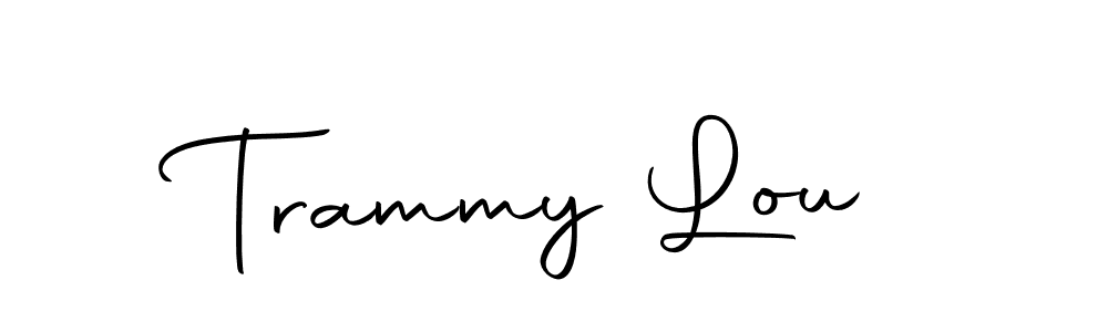 Make a beautiful signature design for name Trammy Lou. Use this online signature maker to create a handwritten signature for free. Trammy Lou signature style 10 images and pictures png